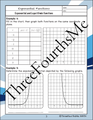 Exponential Functions and Their Graphs  Scaffolded Notes