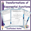 Transformations of Exponential Functions Scaffolded Notes