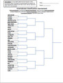 Invertebrate Tournament Bracket Challenge Activity Set