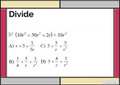 Dividing Polynomials: GOOGLE Quiz - 20 Problems