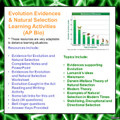 Evidences for Evolution/Natural Selection Learning Activities for AP Biology (Distance Learning)
