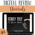 Decimals Review Game - Digital Stinky Feet