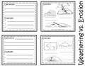 Weathering and Erosion Foldable