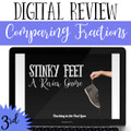 Comparing Fractions Review Game - Digital Stinky Feet