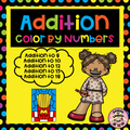 Addition Color by Numbers