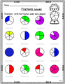 Fractions (up to eighths) 