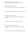 Stoichiometry Practice Problem Set for Chemistry