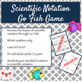 Scientific Notation Go Fish