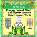 Kinder Froggy Word Wall (High Frequency Words)