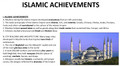 Islamic Achievements