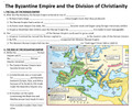 Byzantine Empire and Schism of Christianity