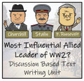 Discussion Based Writing Unit - Most Influential Allied Leader of World War II?