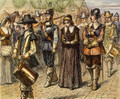 Mary Dyer being led to her execution