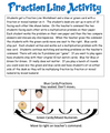 Fraction Line Activity - Speed Dating Activity