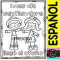 Coloring Posters in Spanish - Fall/Autumn/Otoño (20 posters)