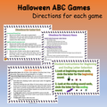 Halloween ABC Games