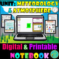 WEATHER & CLIMATE INTERACTIVE NOTEBOOK BUNDLE- GOOGLE APPS AND PRINTABLE