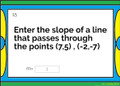 Finding the Slope of a Line given 2 Points: BOOM Cards 