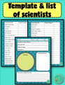 Famous Scientist Wanted Poster Project- Scientific Investigation Unit