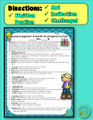 Scientific Method Cartoon Project- Scientific Investigation Printable Activity