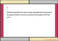 Parallel and Perpendicular Lines - 21 Task Cards 