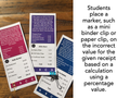 Check Your Receipts: A ‘Using Percentages’ Activity/Station