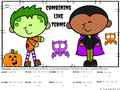 HALLOWEEN Basic Algebra BUNDLE!!