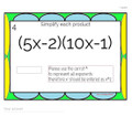 Multiplying by a Binomial- GOOGLE Forms Quiz: 20 Problems