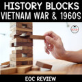 Vietnam War and 1960s Review Game History Blocks EOC Review