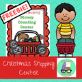 Christmas Shopping Money Counting Center FREEBIE