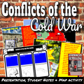 U.S. & World History | Cold War Conflicts | Presentation & Student Activity