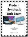 Protein Synthesis Unit Exam