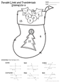 Christmas/Holiday Geometry Color Sheets (Congruence, Pythagorean Thm, etc)