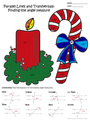 Christmas/Holiday Geometry Color Sheets (Congruence, Pythagorean Thm, etc)