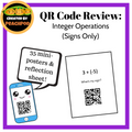 QR Code Review: Integer Operations (Signs Only)