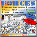 Forces - Module on Pressure, Moments, Speed and Hooke's Law Plus 6 Games