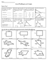 Area and Perimeter of Parallelograms and Triangles