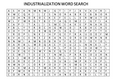 Industrialization Word Search