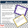 Momentum Task Cards