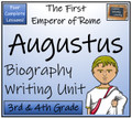 Augustus - 3rd & 4th Grade Biography Writing Activity