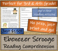 Ebenezer Scrooge - 3rd & 4th Grade Close Read & Biography Writing Bundle
