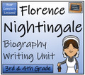 Florence Nightingale - 3rd & 4th Grade Biography Writing Activity