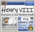 Henry VIII - 3rd & 4th Grade Close Read & Biography Writing