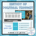 History of Political Philosophy PowerPoint & Guided Notes