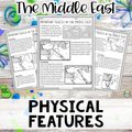 Geography: Physical Features in Southwest Asia Reading Packet (SS7G5a)