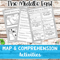 Geography in the Middle East Reading Packet (SS7G5a)