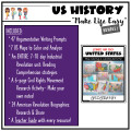 US History Student-Centered Bundle: Distance Learning Resources!
