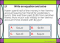Two-Step Equation Word Problems: Digital BOOM Cards 20 Problems