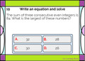 Two-Step Equation Word Problems: Digital BOOM Cards 20 Problems