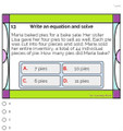 Two-Step Equation Word Problems: Google Forms Quiz - 20 Problems
